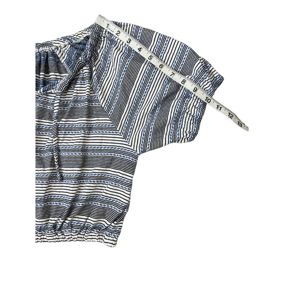 Madewell Jacquard Keyhole Crop Top in Stripe Women's Small‎ NI102 $78 Boho - Picture 9 of 13